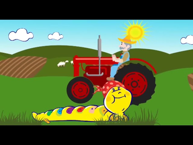 Gosenica Tinka na kmetiji #risanke #slo #kidsbyjerry