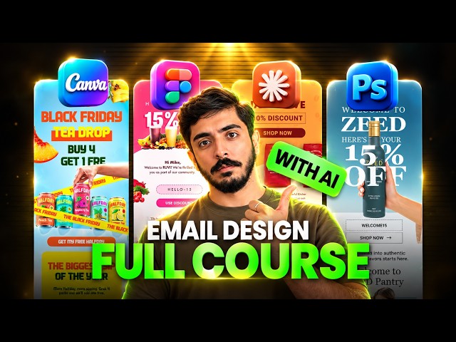 How to Design Emails with AI (Figma, Canva & Claude) for maximum conversion