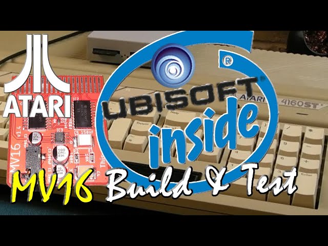Ubisoft Hardware?  Atari ST Sound Cart - MV16 Build & Test