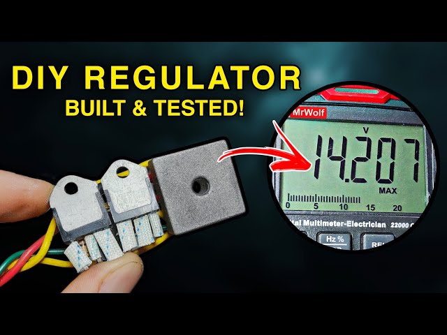 DIY Motorcycle Voltage Regulator | Build & Real-World Test
