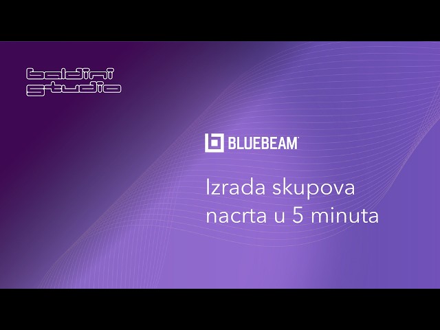 Izrada skupova nacrta u 5 minuta