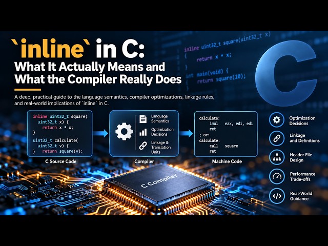 inline in C: What It Actually Means and What the Compiler Really Does
