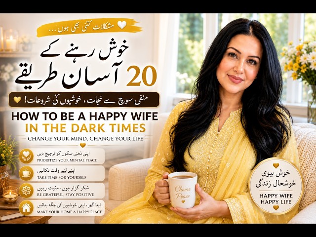 How to Be a Happy Wife During Difficult Timesمشکل وقت میں خوش رہنے کا راز