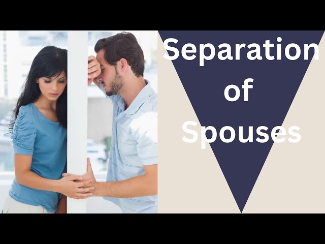 103. Canon Law on Marriage: Separation of Spouses as Matrimonial Relief for Couples in Difficulty