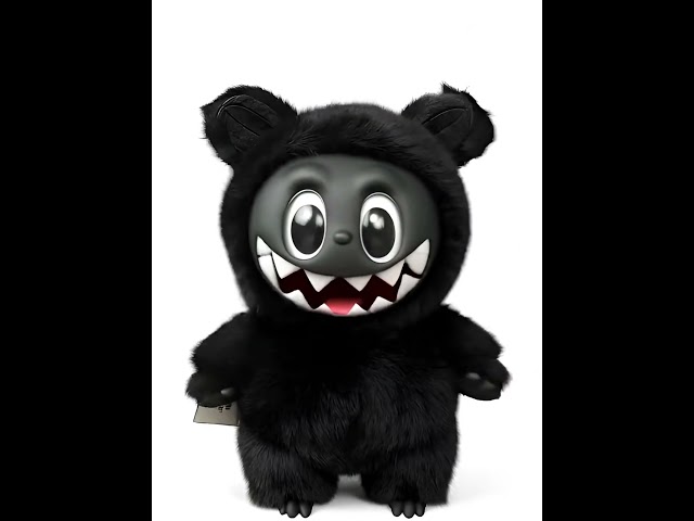 I finally found the SECRET Black Labubu! 🖤✨ #labubu