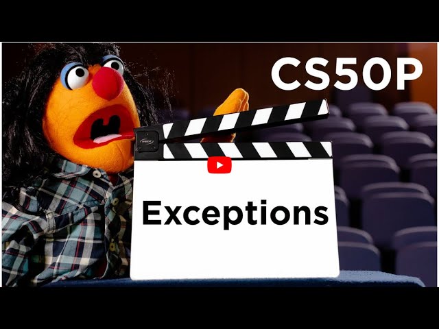 Harvard CS50P - Lecture 3: Exceptions.