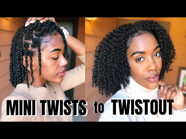 MINI TWISTS TO TWISTOUT ... THE TAKE DOWN | NATURAL HAIR - Mini Twists 101 EP 6