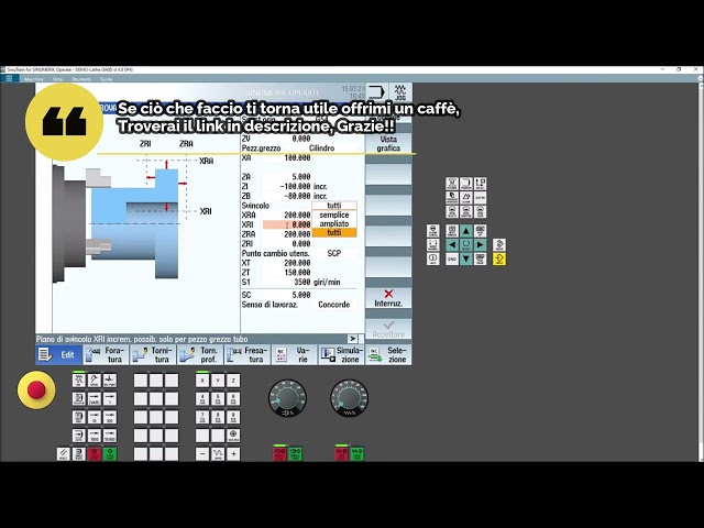 1 Tutorial ShopTurn Sinutrain siemens First basic introduction, program manager, simulation
