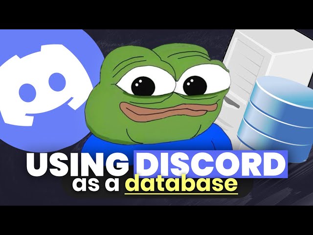 I tried using Discord as a Database for my Website