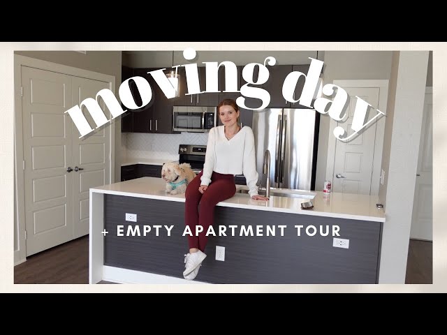 VLOG: Moving Day + My Empty Austin Apartment Tour