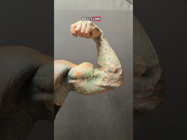 Why do your biceps flatten when you flex? The way you create tension can change how they look.