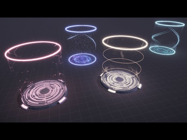 Unity Sci-Fi Teleport VFX Showcase