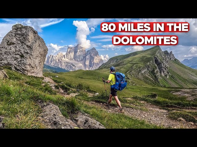 Hiking & Wild Camping the Alta Via 1 | 80 Miles in the Dolomites