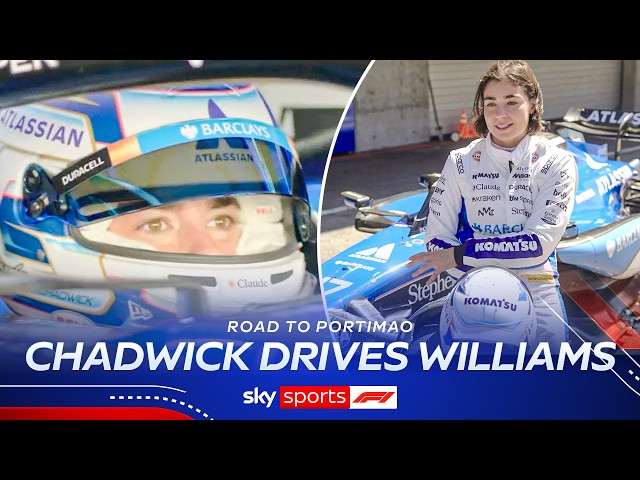 Jamie Chadwick drives Williams F1 car for the FIRST time! 🤩
