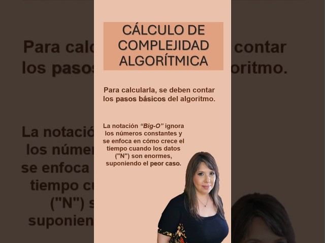Un ejemplo de complejidad algorítmica usando "Big-O"