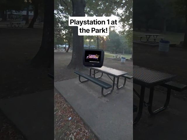 Playstation at the Park! #quest3 #retrogamedevvr