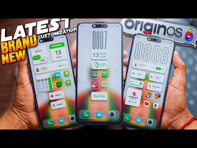 LATEST BRAND NEW 😯 OriginOS 6 Best Customisation 🤩 | For Vivo & iQOO users #vivo #originos6