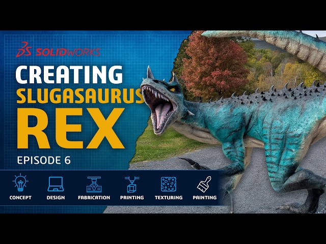 🦖 Painting & Revealing the Finished Dinosaur | SLUGASAURUS REX Finale