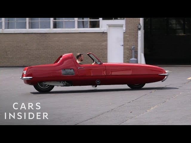 Two-Wheeled Car Uses A Gyroscope To Balance