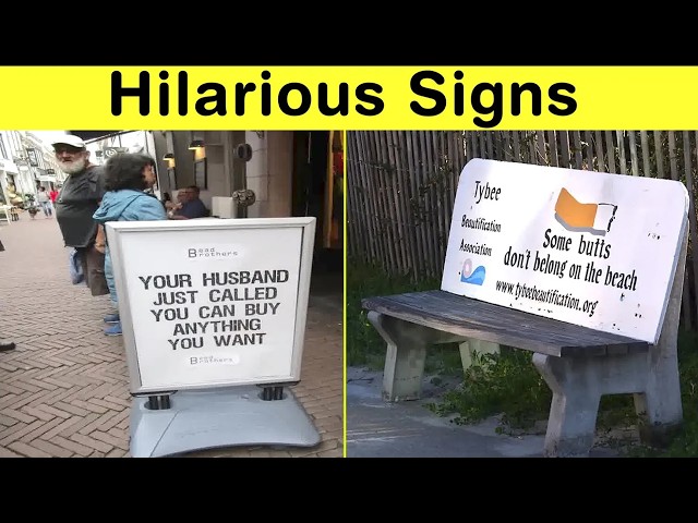 Hilarious Signs That Will Leave You ROFL! || Happy Panda
