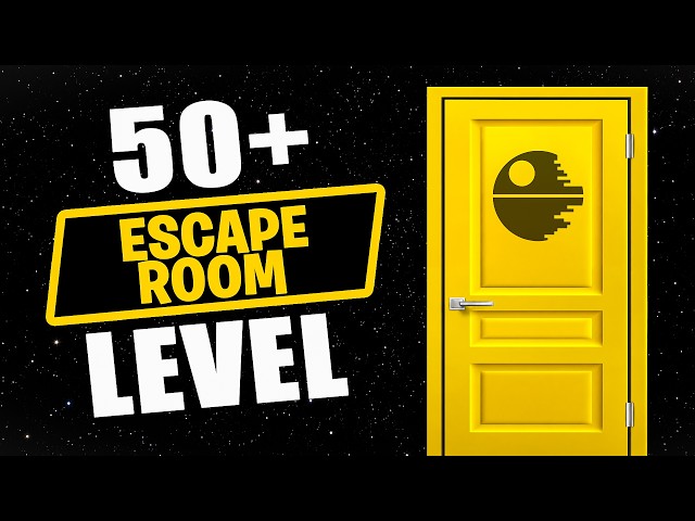 50+ STAR WARS ESCAPE ROOM (Official Tutorial)