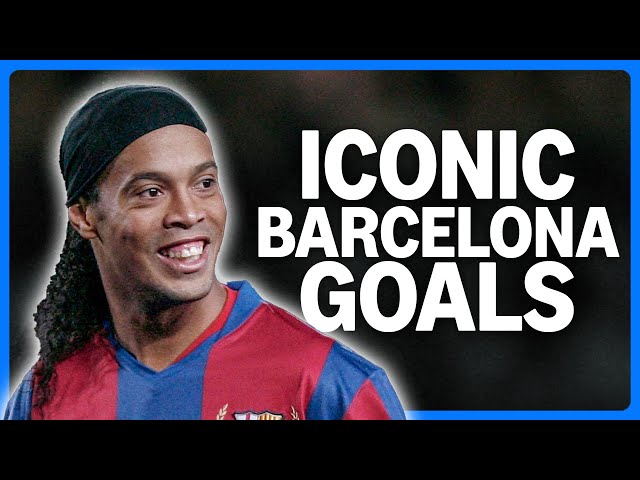 CLASSIC Barcelona goals in the UEFA Champions League 🔥