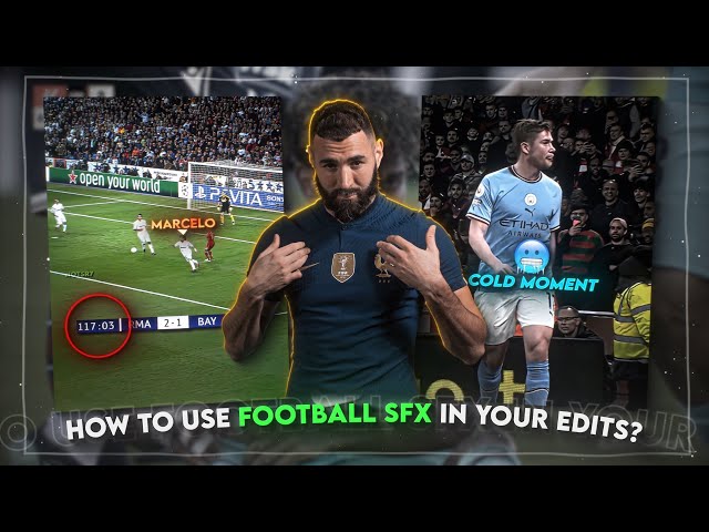 How to use football SFX In your edit!!! Full Tutorial on Capcut ✨