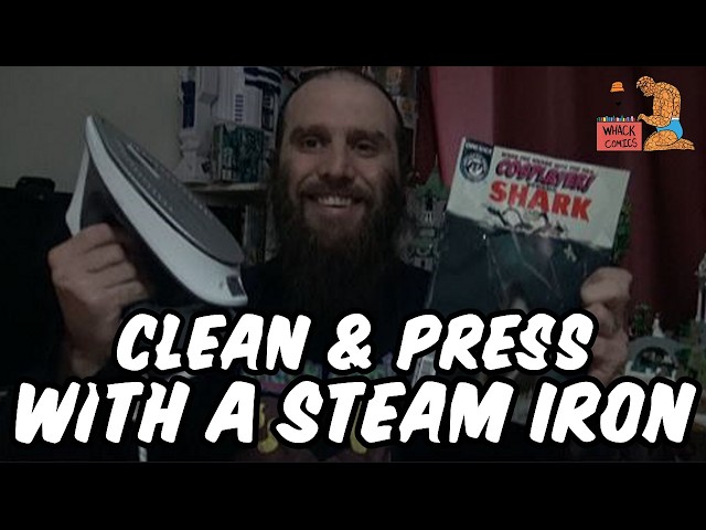 How to Clean and Press Comic Books with a Steam Iron