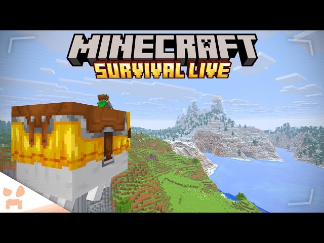 EXPLORING FOR THE FIRST TIME IN MY MINECRAFT SURVIVAL WORLD!