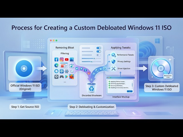 How to Create a Custom Debloated ISO File of Windows 11