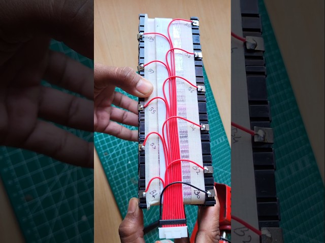 36V Battery Pack Making For Electric Cycle | #dalybms #ashwinprojects