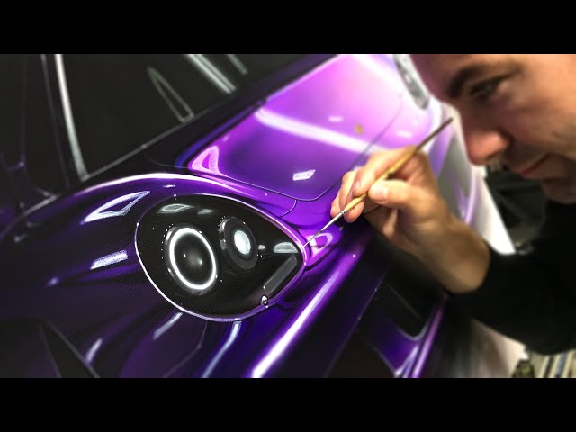 Painting a Porsche Carrera GT