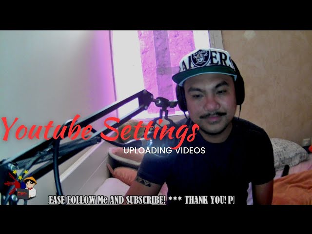 CORRECT YOUTUBE SETTINGS - UPLOADING VIDEOS - PTTV