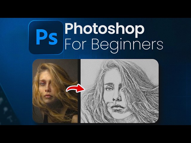 How to Make Pencil Sketch Effect in Adobe Photoshop for Beginners