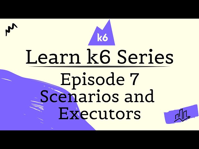 Learn k6 Series - E7 - Scenarios and  Executors