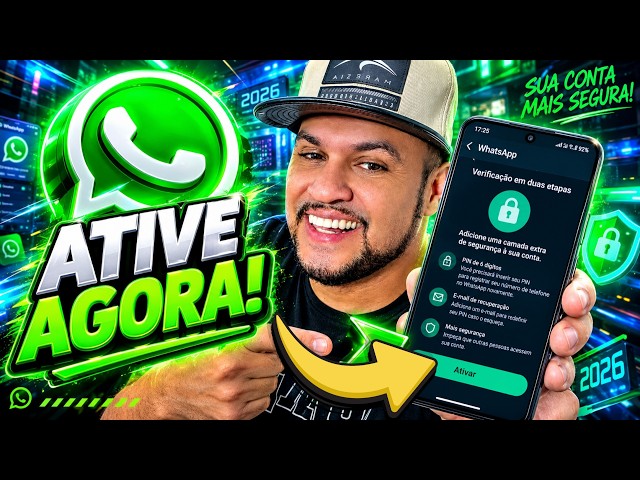 Novidade no WhatsApp 2026: Ative a Verificação em Duas Etapas Agora! (Passo a Passo)