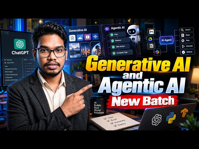 Generative AI & Agentic AI New Batch | GenAI + RAG + AI Agents 2027 | PythonLife