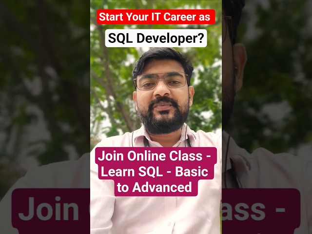 🔥#Learn SQL in 3 Months | SQL Course with Real-Time Projects |  #learnsql #sqltraining