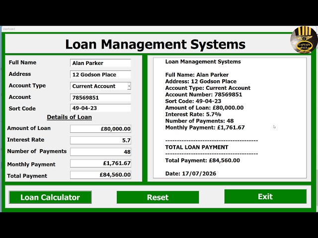 How to Create a Loan Calculator in Excel VBA Using UserForms - Full Tutorial