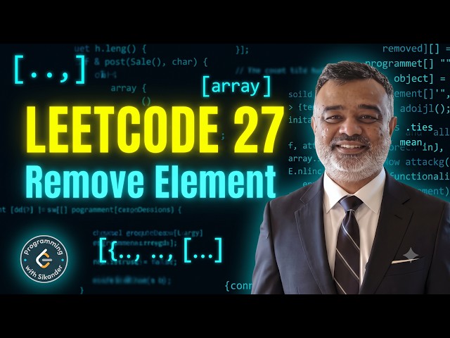 LeetCode 27: Remove Element | Two-Pointer In-Place Solution Explained