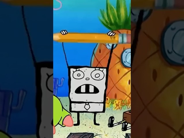 How did DoodleBob get hold of the pencil? ✏️ #SpongeBob