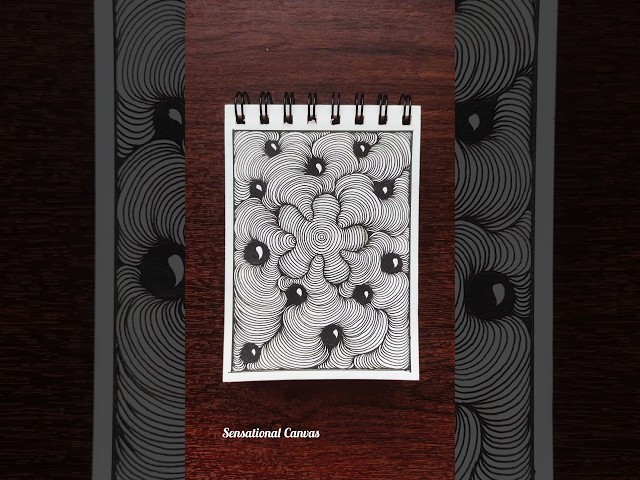 Day 194 - Easy Doodle Art Tutorial #doodle​ #doodleart​ #easy​ #drawing​ #art​ #zentangle​ #zen​p
