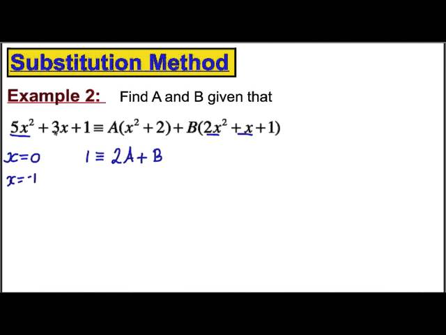 Core 4 Maths A-Level Edxecel - Partial Fractions (2)