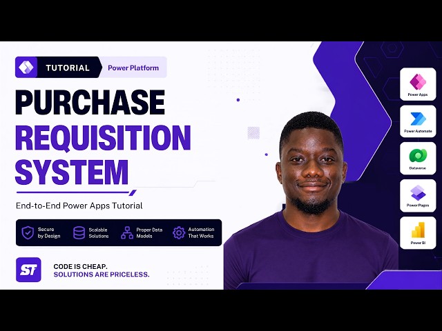 Build a Complete Purchase Requisition System in Power Apps | End-to-End Model-Driven App Tutorial