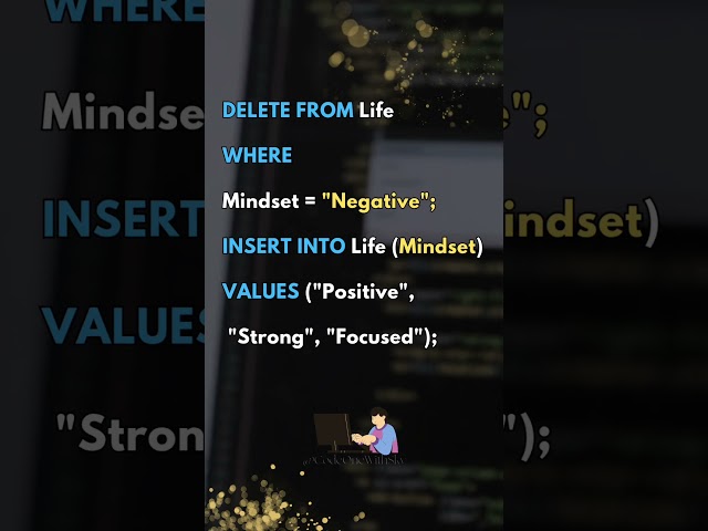 💻 Delete Negativity, Insert Positivity ✨ | Coding Motivation 🚀 | #shorts