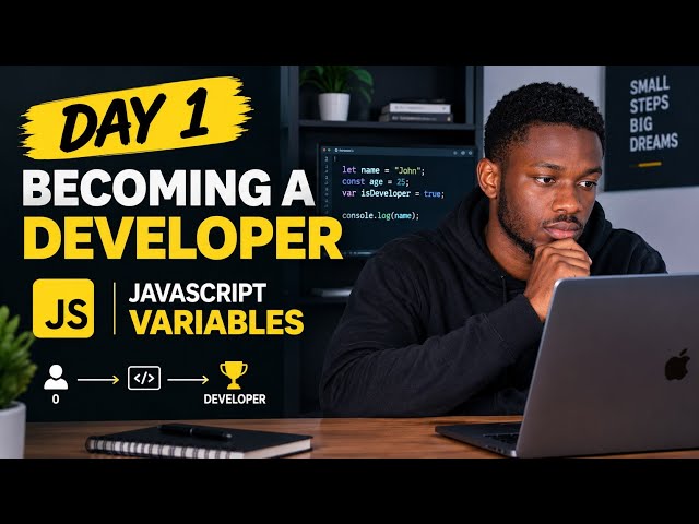 Day 1 of Becoming a Developer — Learning JavaScript Variables