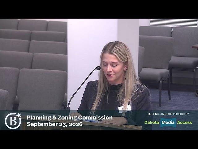 Bismarck Planning and Zoning Commission 2026-09-23