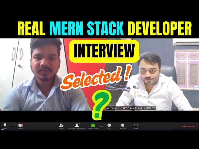L2/R2 - Fullstack Developer Interview | Exp 4 Year | MERN Stack Interview Questions | Interview Prep