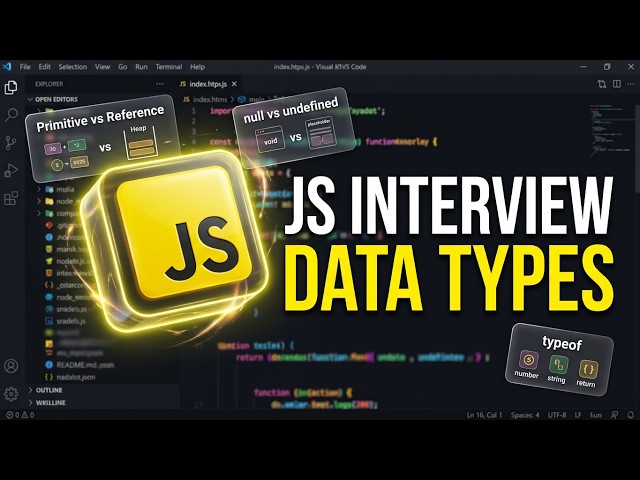 Basic JavaScript Interview Questions: Data Types Explained