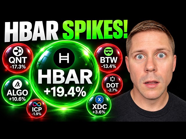 HBAR Flash Update - HBAR Spikes!